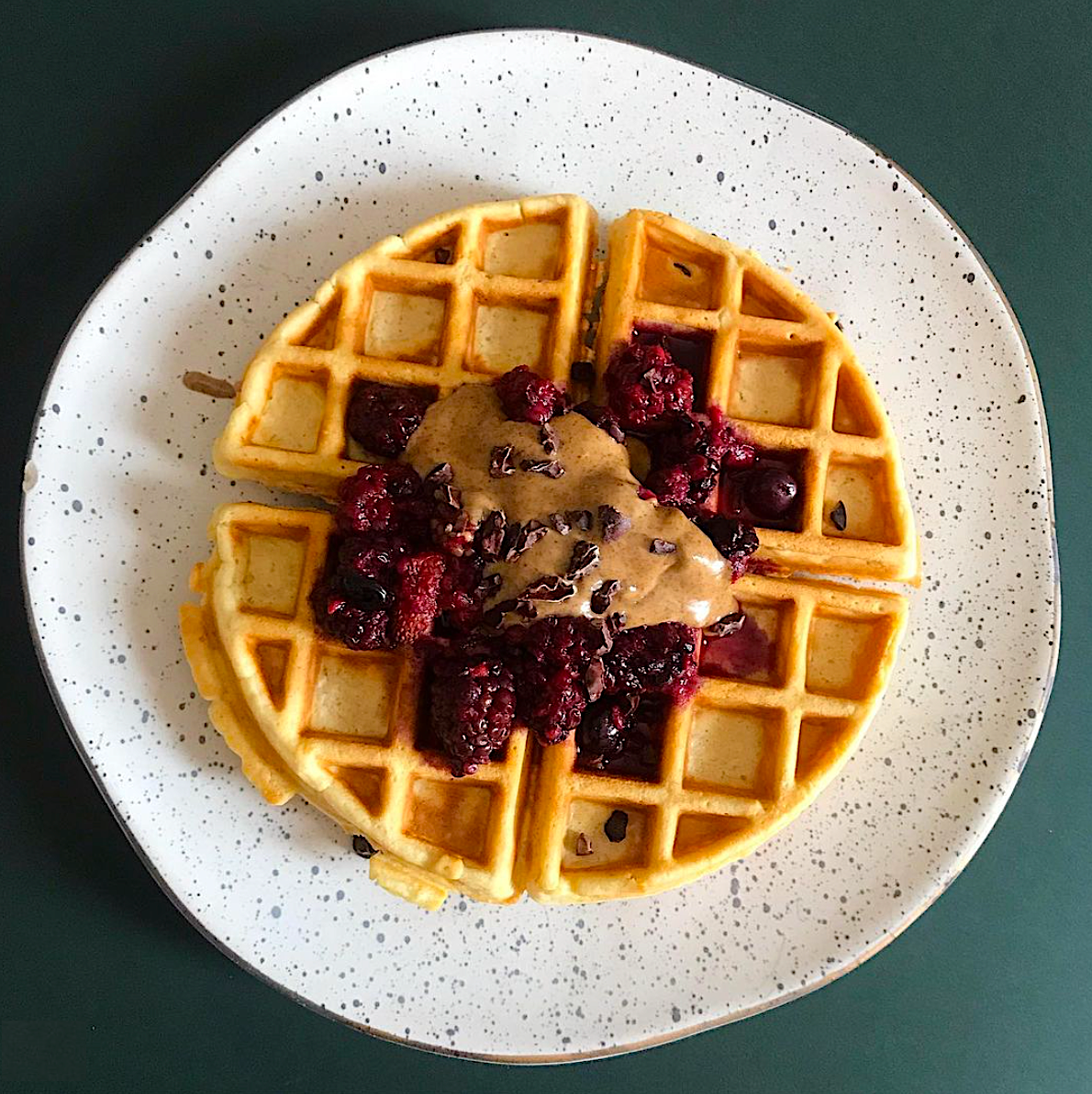 Protein Berry Cacao Waffle